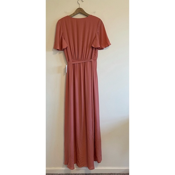NWT SMYM Sophia Wrap Dress Rustic Mauve - Picture 4 of 8